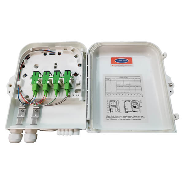 8 Ports FTTH Fiber Access Termination Box for drop cable