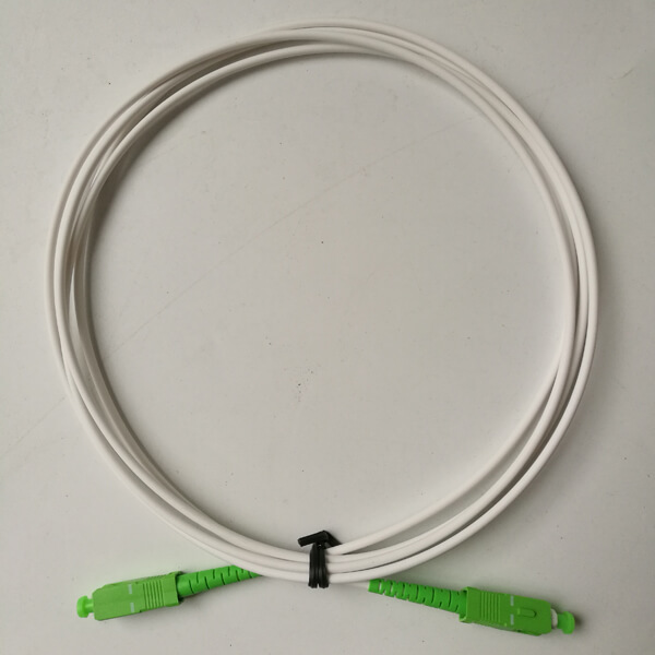 Patch cord SM G657B3 SC/APC-SC/APC Flexible White Cable